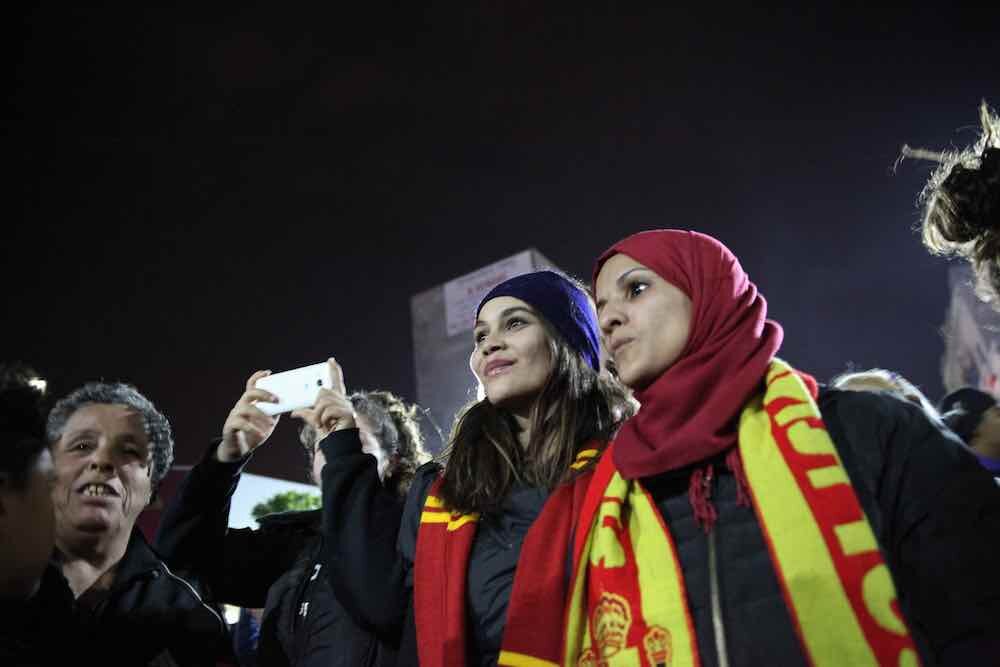Female Football Fans Esperance Tunis Africa